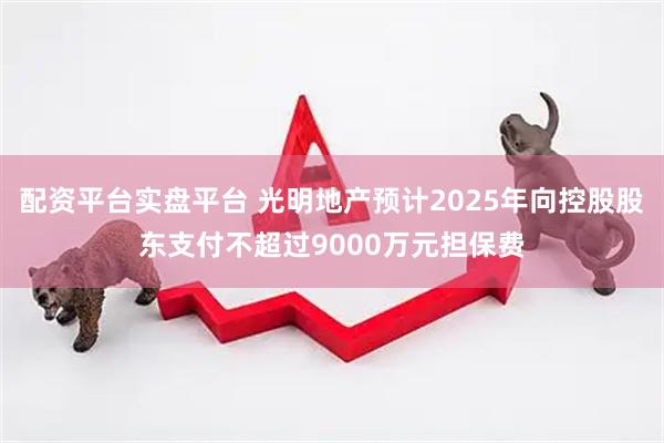 配资平台实盘平台 光明地产预计2025年向控股股东支付不超过9000万元担保费